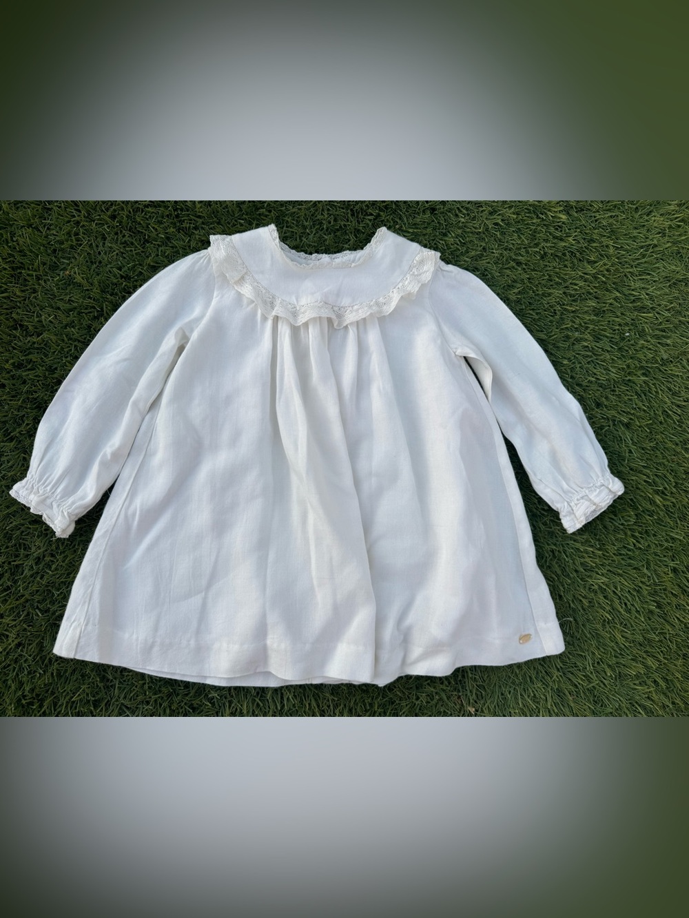 Tartine et Chocolat Baby Dress Ivory Size 2A
